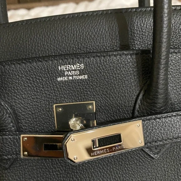 NEW HERMÈS BIRKIN 35 TOGO LEATHER - Picture 8 of 16